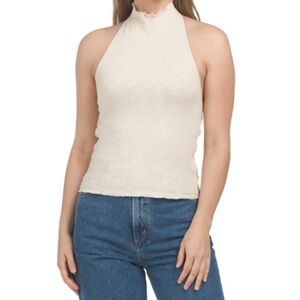 Zara top with back less .
